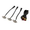 3x Front Grille Lighting Universal Car Led Light Kit Car Eagle Eye Light White