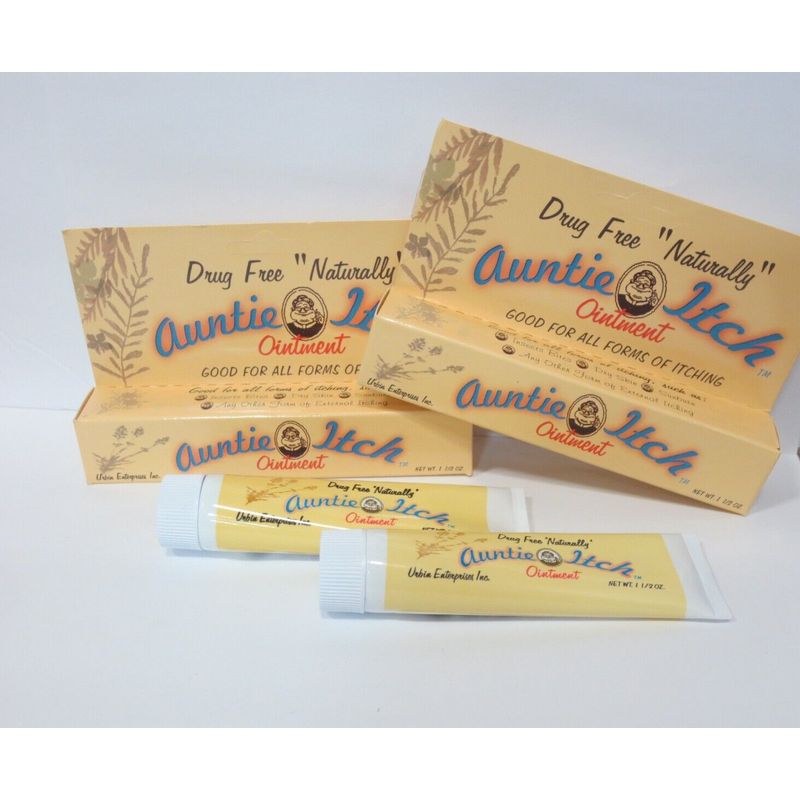 AUNTIE ITCH OINTMENT GOOD FOR ALL FORMS OF ITCHING 1.5 OZ BOXED (2 PC ...