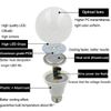 3pcs Equivalent 60W E27 A19/A60 12-24V LED Globe Low voltage Bulb White 5W #H
