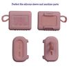 Protective Storage Silica Gel Shell for JBL GO 3 Bluetooth Speaker - Hermitshell (Pink)