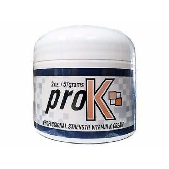 PRO-K Vitamin K Anti-Aging, Anti Spider Vein Therapy Cream, 2 Oz, Brand New