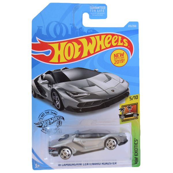 Hot Wheels HW Exotics 5/10 '16 Centenario Roadster 213/250, Silver