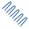 uxcell IC Puller Chip Extractor Stainless Steel with Insulated Vinyl Grip Blue 5 Pack