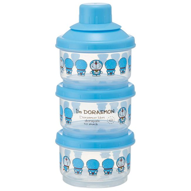 Skater CJN1M I'm Doraemon Sanrio Storage Container, Small Portion, Milk Case, 3.4 fl oz (100 ml)