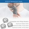Sh50/52 Replacement Heads for Philips Norelco Series 5000 Electric Shavers, New Upgrade Razor Replacement Blades for AquaTouch (S5xxx), PowerTouch (PT8xx, PT7xx) and AquaTouch (AT8xx, AT7xx)