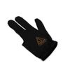 CUESOUL 10pcs/set 3 Finger Billiards Gloves Snooker Cue Gloves (Black)
