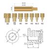 60W Digital Soldering Iron Heat Set Insert Tool with Heat Set Insert Tips and 100 Pcs M3x4x4.2 Threaded Inserts