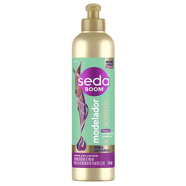 SEDA Boom Modelador Antifrizz Dedicated Styling for Seda Curl Leave-In Cream, 11.8 fl oz (350 ml)