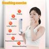 Breathing Dumbbell Trainer for Adults,Breathing Exercise Device for Lungs (Blue)
