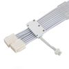 Jectse RGB Power Cable Kit, Addressable RGB Power Cables for Computer (White)