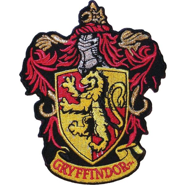 Ata-Boy Harry Potter Gryffindor Crest 3" Full Color Embroidery Iron-On Patch