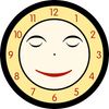 CafePress Retro Sleeping Clock Face 17oz Insulated Water Bottle