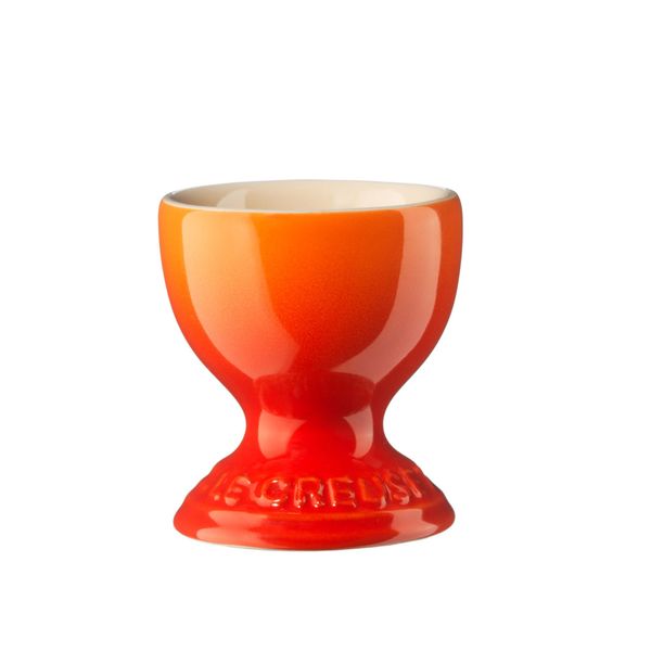 Le Creuset Stoneware Egg Cup, 2", Flame, 1 Count (Pack of 1)