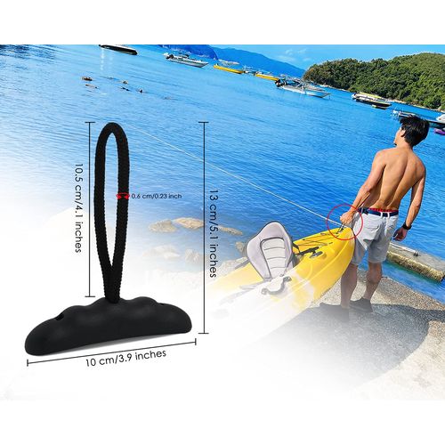 SCSpecial Kayak Handles 2 Pieces Carry Handles with Rope for Kayak Handles Replacement Kayak Accessories