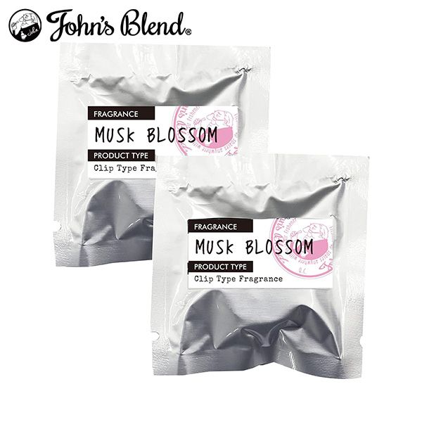 [5x to 10x points for all items in store] John&#39;s Blend Clip-on Air Freshener Refill Tablets 2pcs Musk Blossom Car Air Freshener OAJON3411 John&#39;s Blend Knoll Corporation