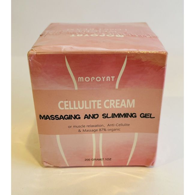 Mopoyat Cellulite Cream Massaging and Slimming Gel Muscle Relaxation 7.1oz