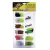Crappie Magnet 96-Piece Kit - 80 Bodies, 2 E-Z Floats, 6 Crappie Magnet Jig Heads, 8 Double Cross Jig Heads, Freshwater Fishing Gear and Accessories