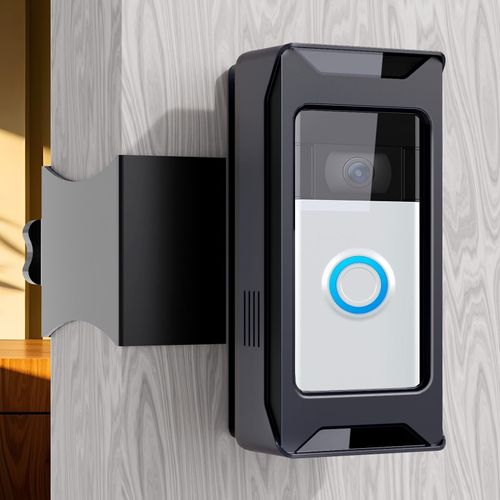 Anti-theft Video Doorbell Mount Adjustable Angle Bracket Compatible with Ring & Blink, Camera Doorbell Holder for Apartment Door Houses Tenement
