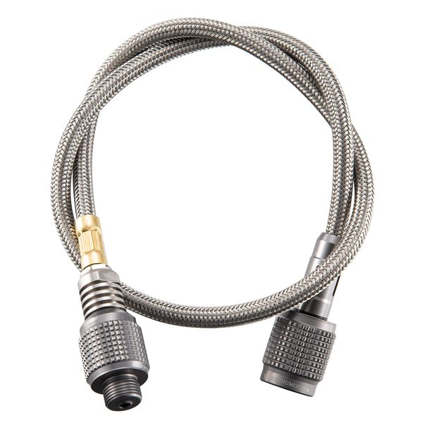 Camping Moon Z16 Multi Gas Hose Line, Screw-in Type, OD Can Specification, Total Length 21.7 inches (55 cm)