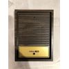NuTone IS-65 Radio Intercom Built-in Door Speaker Walnut & Gold Finish