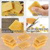 VPB 8-Piece Yellow Rectangular Rubber Eraser Set - Natural Rubber Material, Versatile Cleaning Tool