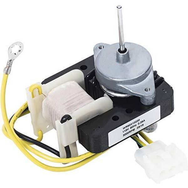 Ultra Durable WR60X10220 Refrigerator Condenser Fan Motor Replacement Part by