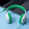 Avid AP-400 WonderEars Classroom Headphone with Microphone, USBC, Green