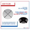 The Grit Guard Insert (Black) - Fits 12 inch Diameter Bucket