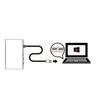 Gaming Console Controller Adapter for Switch and PC Controller C Joystick Controller Adapter for N64, Support 2 Controllers