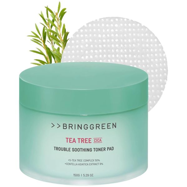 BRING GREEN Tea Tree Deer Trouble Soothing Toner Pad