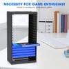Agatige ABS Game Disc Storage Tower Double Layer Shelf Stand Organizer for PS4, Compact, Black