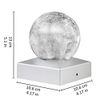 Solar Post Lights - Outdoor Post Cap Light for Fence Deck or Patio Garden Decoration Solar Powered Caps, LED Lighting, Lamp Fits 4x4 in - Warm White 4 Pack
