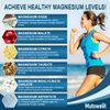 Magnesium Complex Supplement Caps - Mag Glycinate, Citrate, Malate 500mg 2 Pack