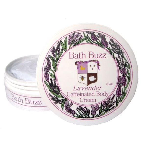 Bath Buzz Lavender Caffeinated Body Cream - 6 oz