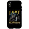 iPhone X/XS I Eat Microplastics Funny Hard Skeleton Meme Bootleg Case