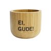 GUDE Bamboo Egg Cups Set of 4 - Sturdy and Natural