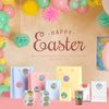 AhfuLife Easter Stickers Roll, 2000pcs Easter Bunny Rabbit Eggs Pattern Stickers, Easter Theme Self-Adhesive Labels for Easter Party Kids Gift Cards Envelopes Decorations (Easter Stickers)
