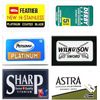 40 Razor Blades Sampler Derby, Pärsonna, Feaţher, Wilķinson, Permasharp, Astra