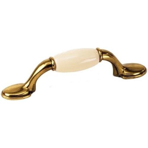 2 Pack Laurey 15503 3-Inch C/C Cabinet Door Pulls, Almond-Antique Brass