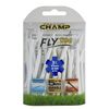 Champ Golf Fly Tee,White,25 Pack - 83mm
