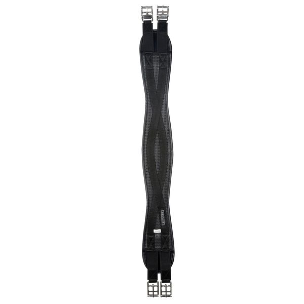 Kincade Anti-Chafe Shaped Elastic Girth, Black, Size 42