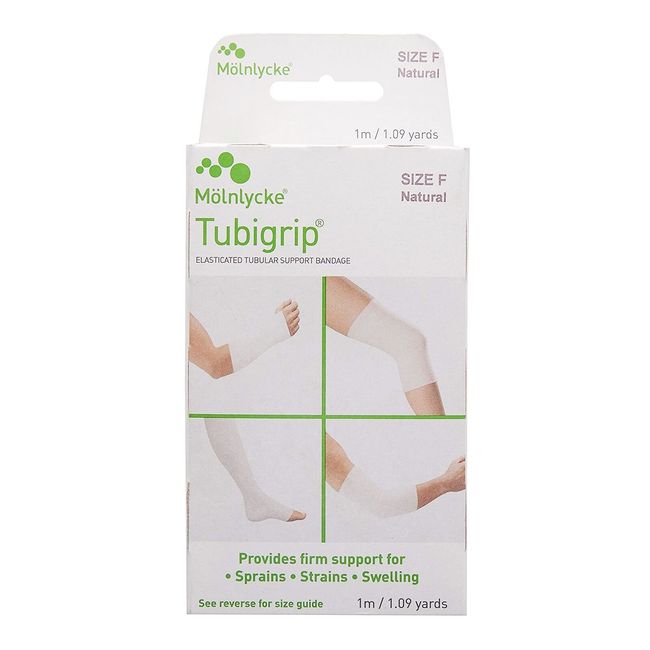 Tubigrip Elastic Tubular Support Bandage 4 Inch X 1 Yard Size F 1 Ct