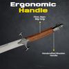SZCO Supplies Scimitar Sword, Black
