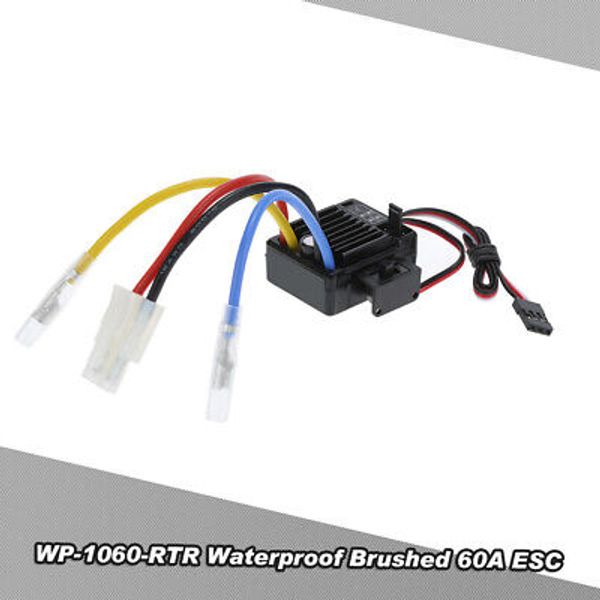 WP-1060-RTR Waterproof Brushed 2S-3S 60A ESC for 1/10 Tamiya Traxxas RC Car V9C2