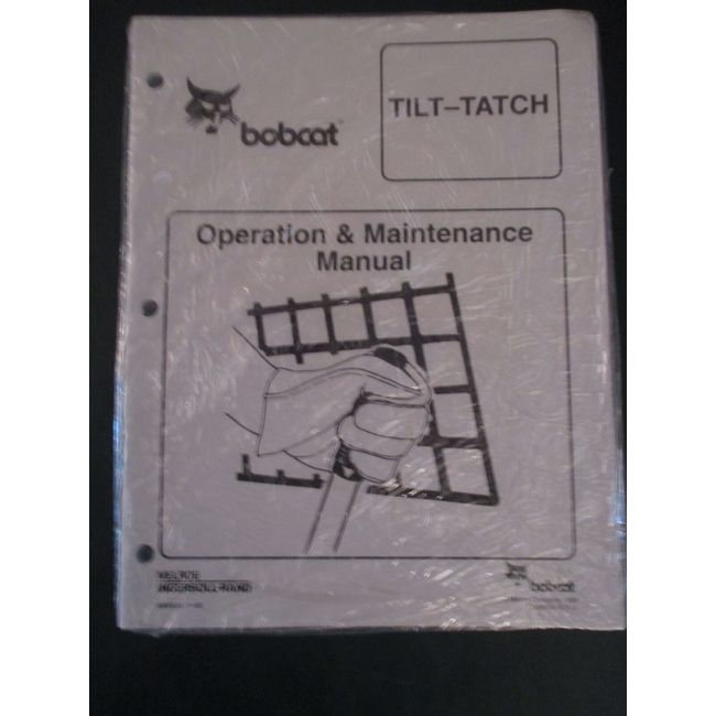 Bobcat Skid Steer TILT-TATCH Operation & Maintenance Manual 6900630 (7-98)