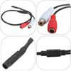 BW High Sensitive Audio Pickup Device Mini Microphone Audio Mic for CCTV Security Outdoor Camera System Recorder DVR Sound