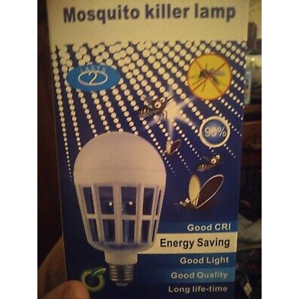 Nwot Bug Zapper Light Bulb Mosquito Killer Lamp Insect Fly trap pest control