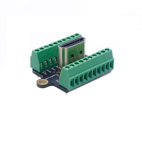 Treedix HDMI Type A Male Socket Breakout Board Gold Plated with Signals Terminal Breakout Board and Pin Header