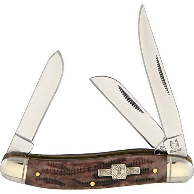 Rough Rider RR158-BRK Stockman, Multii, One Size