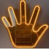 Funny Car Light Gesture Middle Finger LED Hand Light with Remote Control 4 Modes